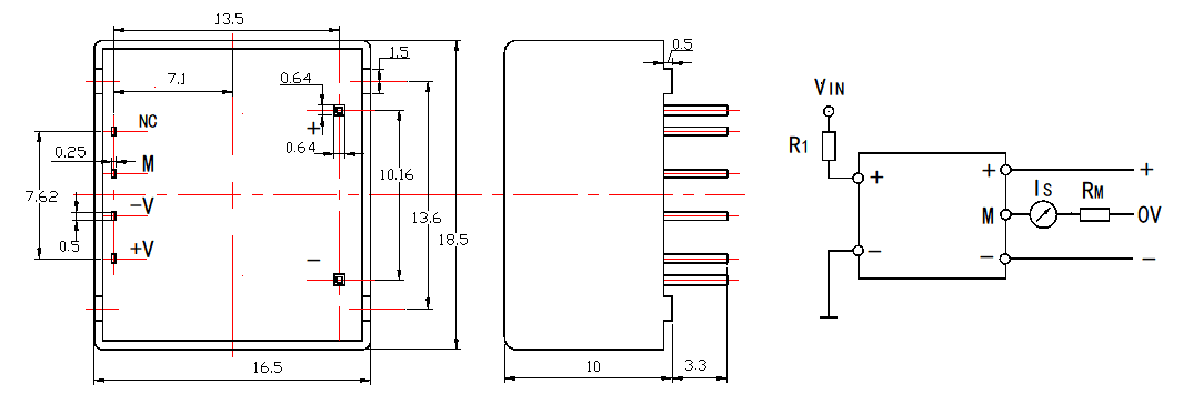 voltage sensor drawing