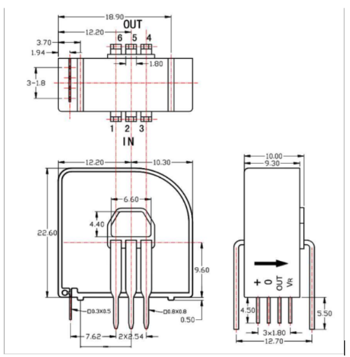 current sensor drawing