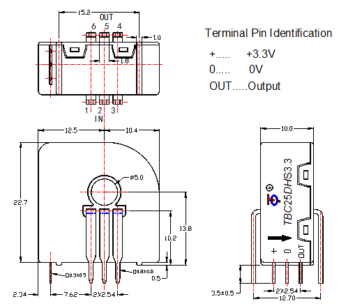 current sensor drawing