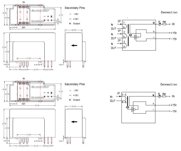 current sensor drawing