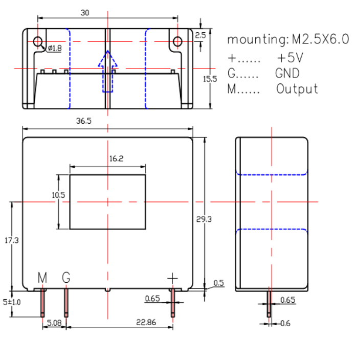 current sensor drawing