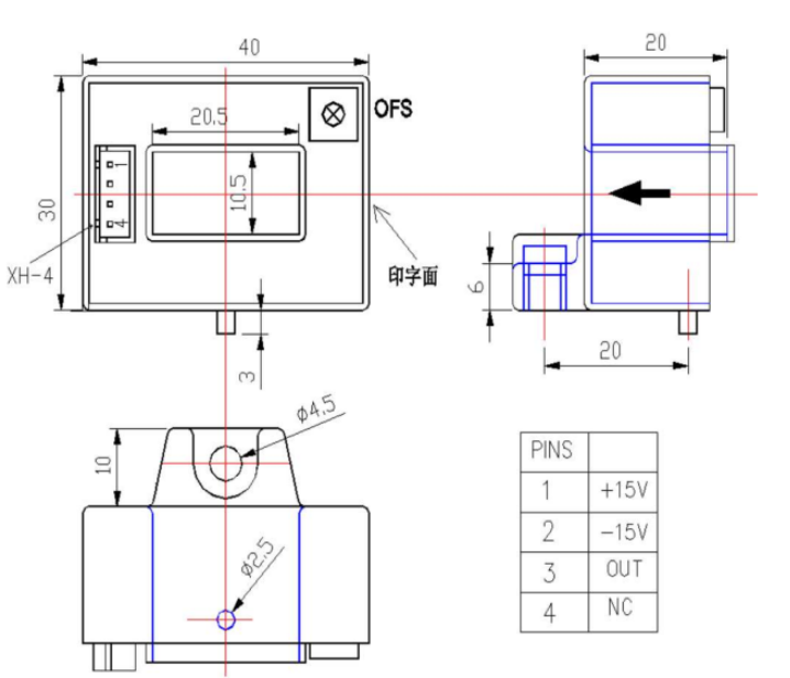 current sensor drawing