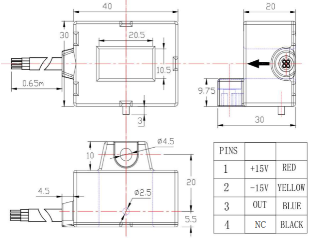 current sensor drawing