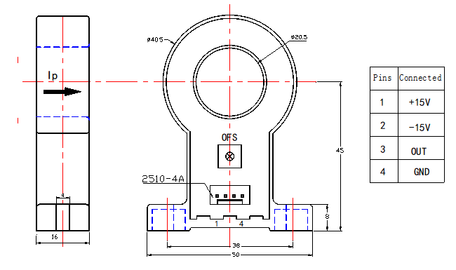 current sensor drawing