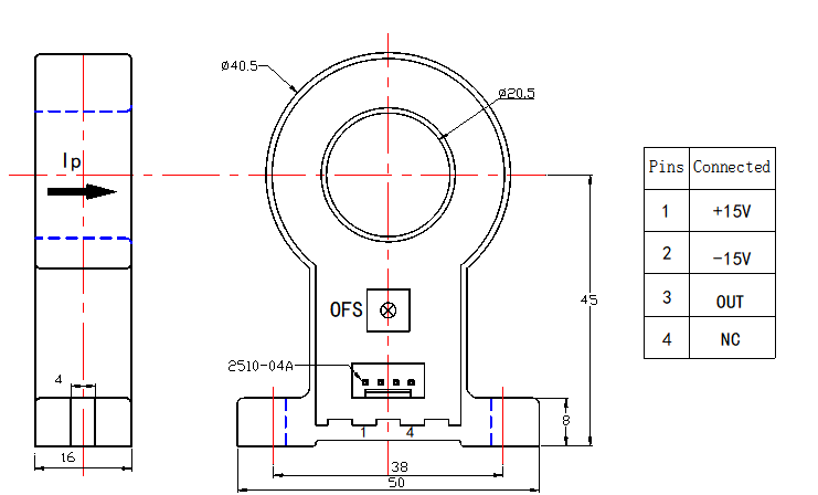 current sensor drawing