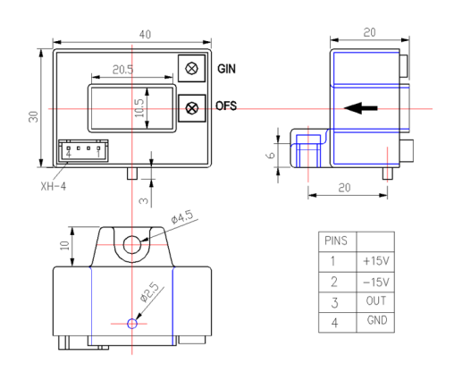 current sensor drawing