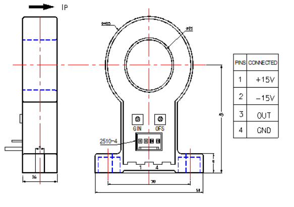 current sensor drawing